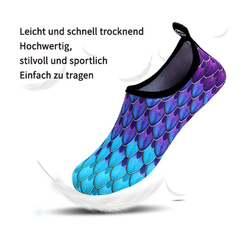 IceUnicorn Herren Wasserschuhe Fischschuppen - onlinemegasale.com