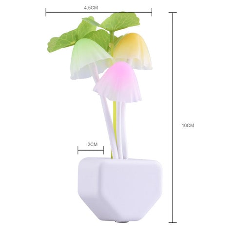 LED Mushroom Multi-color Night Lights - onlinemegasale.com
