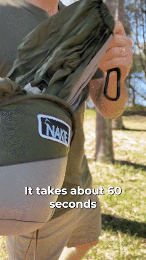 🌞 Summer Sale ✨ Camping Hammock with Straps Bundle - onlinemegasale.com