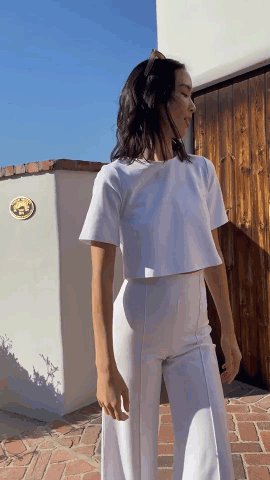 Lightweight Tailored Wide Leg Pants (Buy 2 Free Shipping) - onlinemegasale.com
