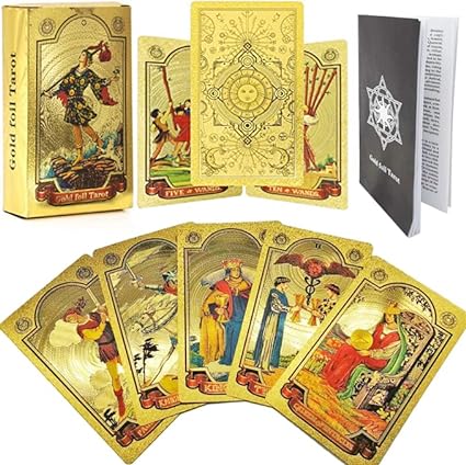 🔥Explore the Mystical World of Tarot Gold Foil Tarot - onlinemegasale.com 🔥Explore the Mystical World of Tarot Gold Foil Tarot - onlinemegasale.com