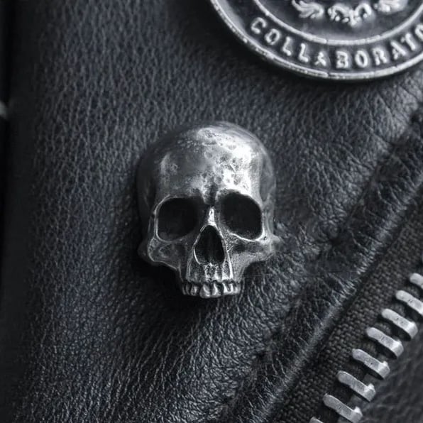 💀100% Handmade - Vintage Gothic Skull Brooch🔥 - onlinemegasale.com