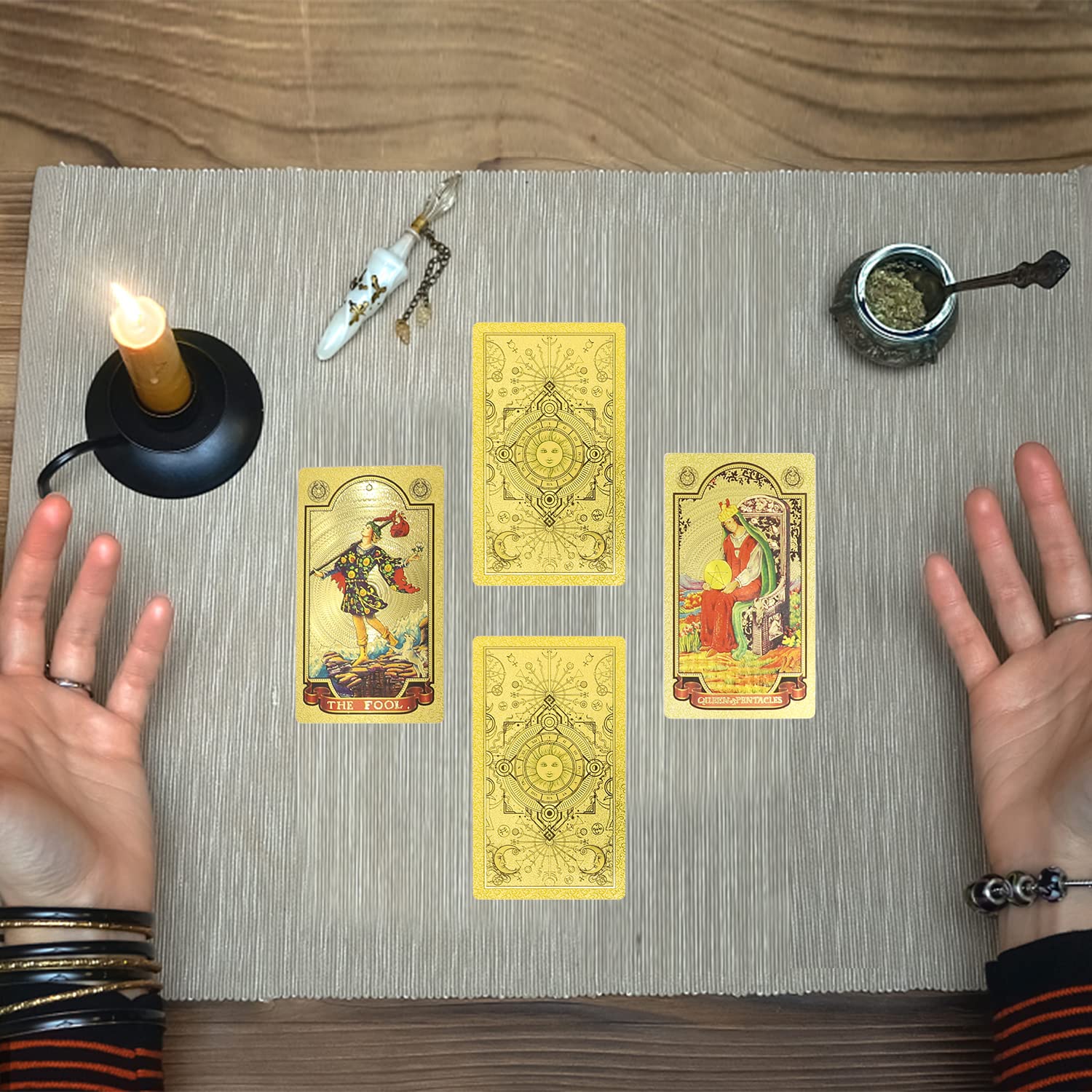 🔥Explore the Mystical World of Tarot Gold Foil Tarot - onlinemegasale.com 🔥Explore the Mystical World of Tarot Gold Foil Tarot - onlinemegasale.com