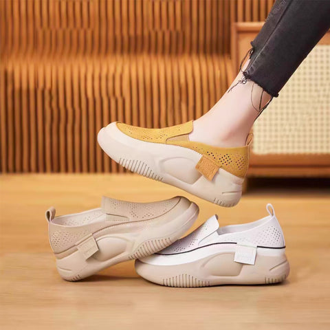 Women's Breathable Soft Sole Slip Shoes - onlinemegasale.com