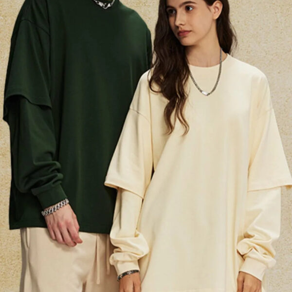 Men's Round Neck Long Sleeve T-Shirt