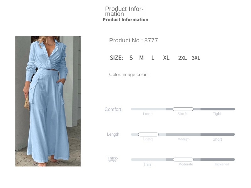 Solid color casual two-piece suit - onlinemegasale.com