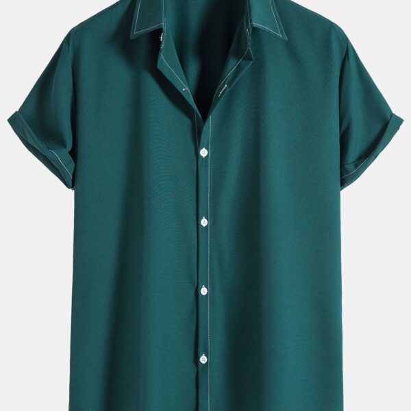 Man Regular Fit Button Up Shirt