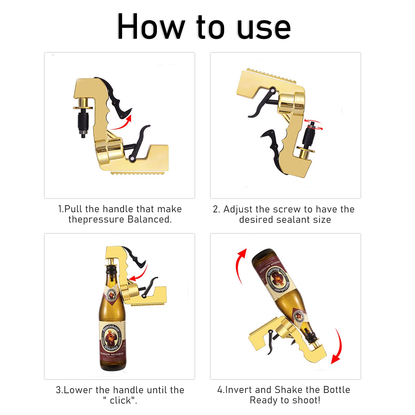 🍻Bar party beer champagne launch prop gun - onlinemegasale.com