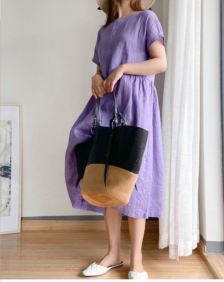 1624352812126211.jpg 🔥HOT SALE🔥 Japanese Style Linen Cotton Dress(50%OFF) - onlinemegasale.com