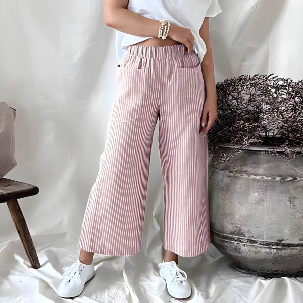 Makayla™ - Lightweight and Comfortable Striped Trousers
