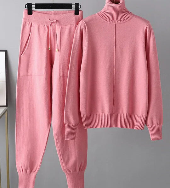 Ola™ - High Neck Sweater and Trousers Set