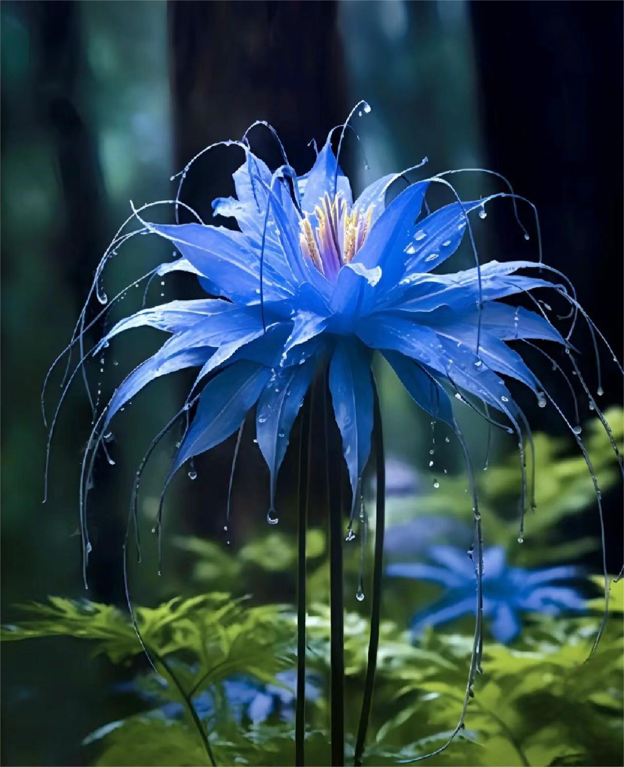 💙Blue Spider Lily Bulbs: Where Mystery Meets Beauty - onlinemegasale.com