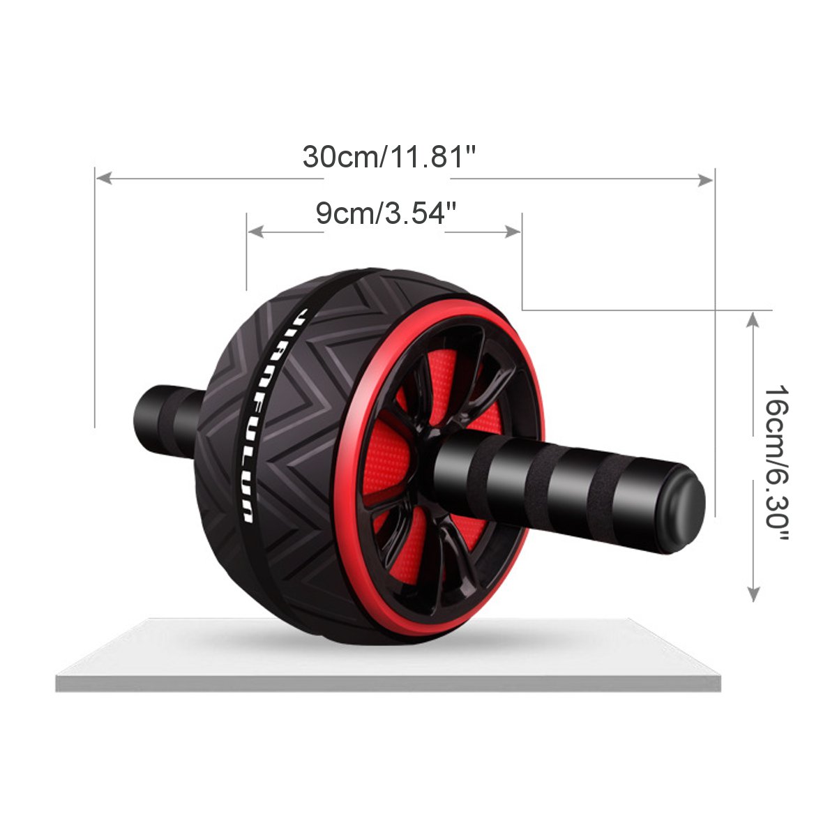 Single Abdominal Wheel Roller Home Gym Arm Waist Strength Training Fitness Exercise Tools - onlinemegasale.com