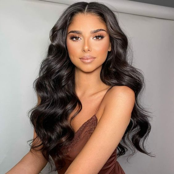 Cranberry 10A 4x4 Indian Lace Closure Wigs Body Wave 100% Human Hair Wigs For Black Women