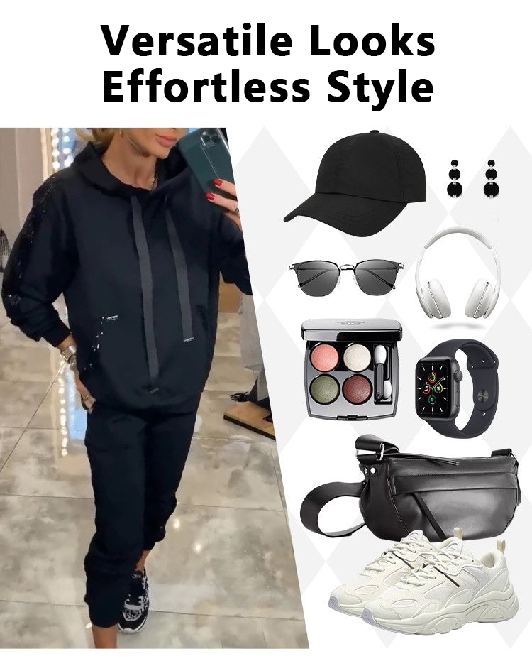 🔥2025 Hot Sale🔥 Women's 2 Piece Set Drawstring Hooded Tops & Pants - onlinemegasale.com 🔥2025 Hot Sale🔥 Women's 2 Piece Set Drawstring Hooded Tops & Pants - onlinemegasale.com