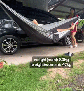 🌞 Summer Sale ✨ Camping Hammock with Straps Bundle - onlinemegasale.com