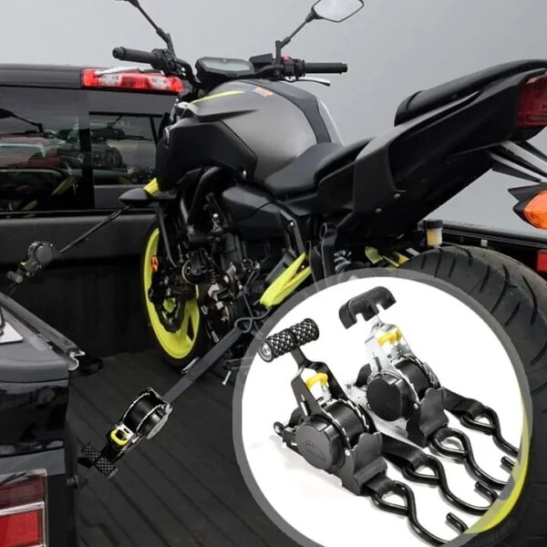 🔥 Retractable Auto Ratchet Strap with