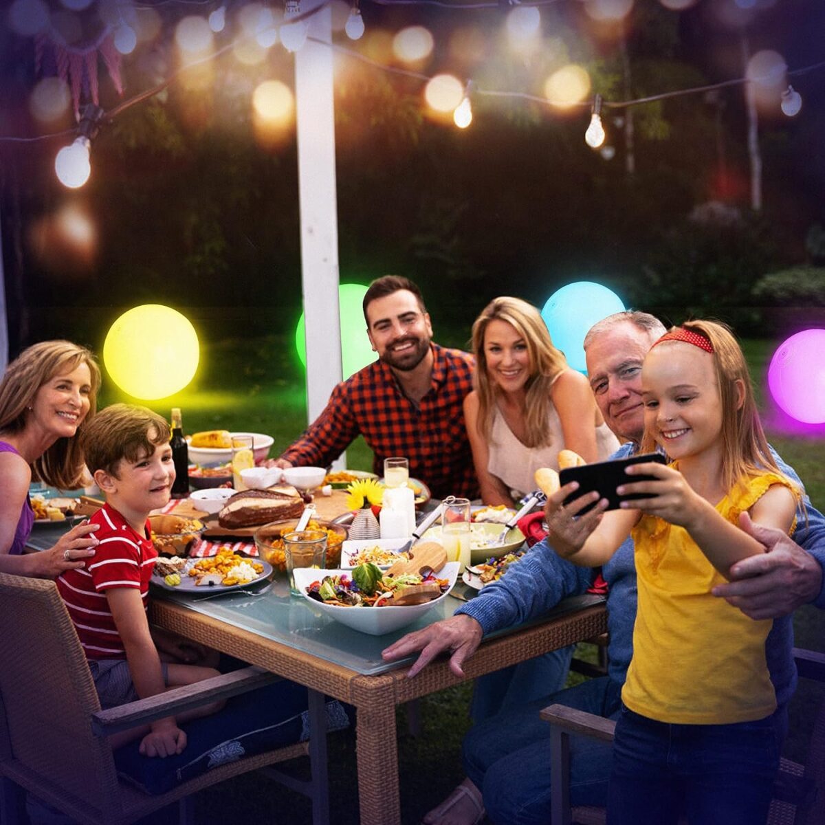 Pool Decoration🎉LED Light 16 Colors Luminous Beach Ball - onlinemegasale.com