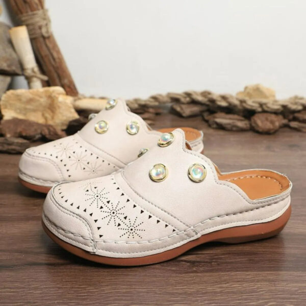 Round Toe Platform Slip-Ons