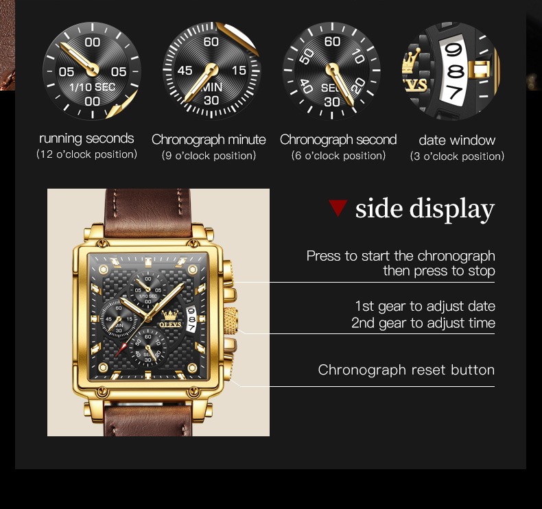 Luxury Diamond Crown Business Automatic Mechanical Watch - onlinemegasale.com