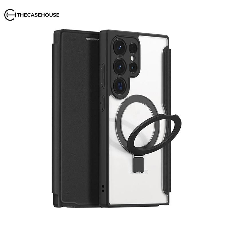 8387978723570 Samsung Magsafe Series | Magsafe Stand Flip Leather Case - onlinemegasale.com