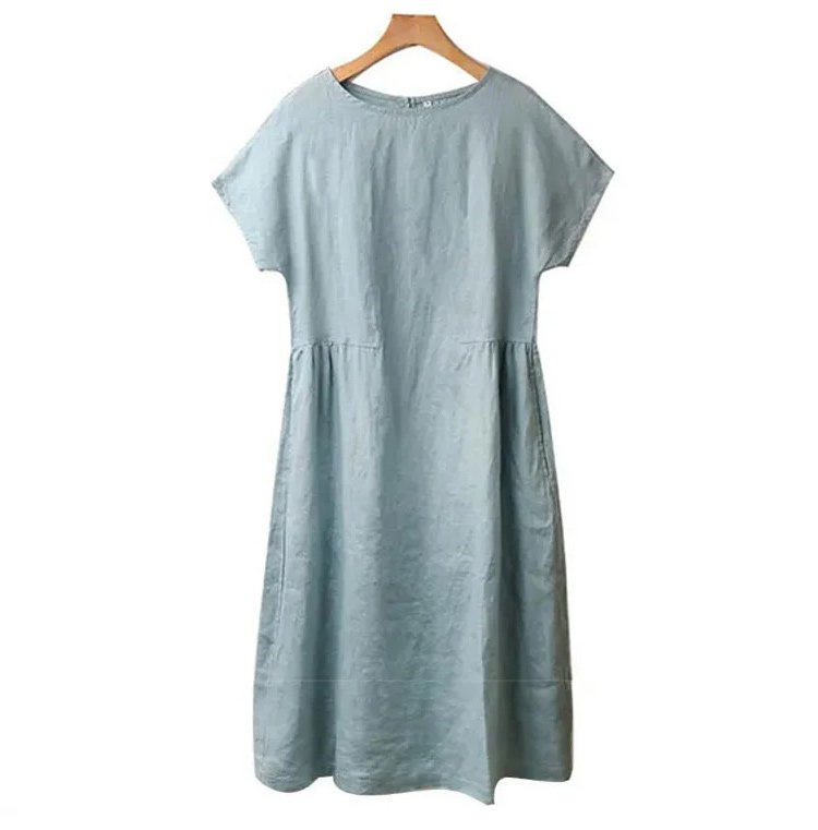 1624352812958298.jpg 🔥HOT SALE🔥 Japanese Style Linen Cotton Dress(50%OFF) - onlinemegasale.com