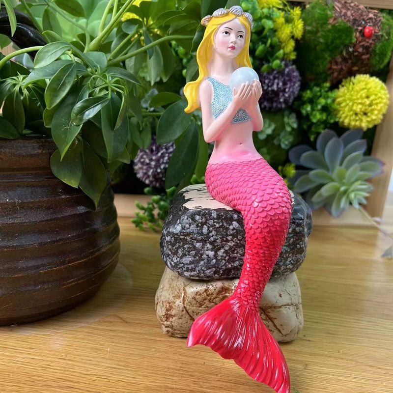 Garden Ornaments Mermaid Outdoor Balcony Yard Landscaping Decoration - onlinemegasale.com