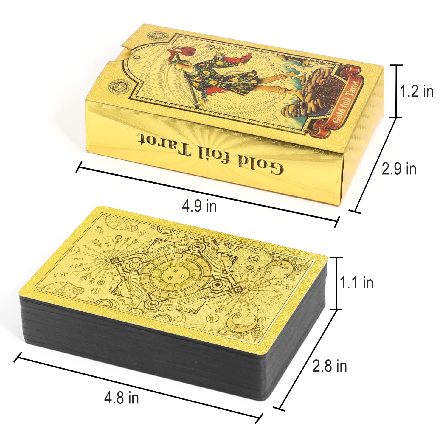 🔥Explore the Mystical World of Tarot Gold Foil Tarot - onlinemegasale.com 🔥Explore the Mystical World of Tarot Gold Foil Tarot - onlinemegasale.com
