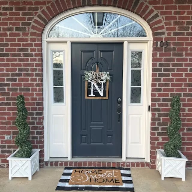 Welcome Front Door Wreath - onlinemegasale.com