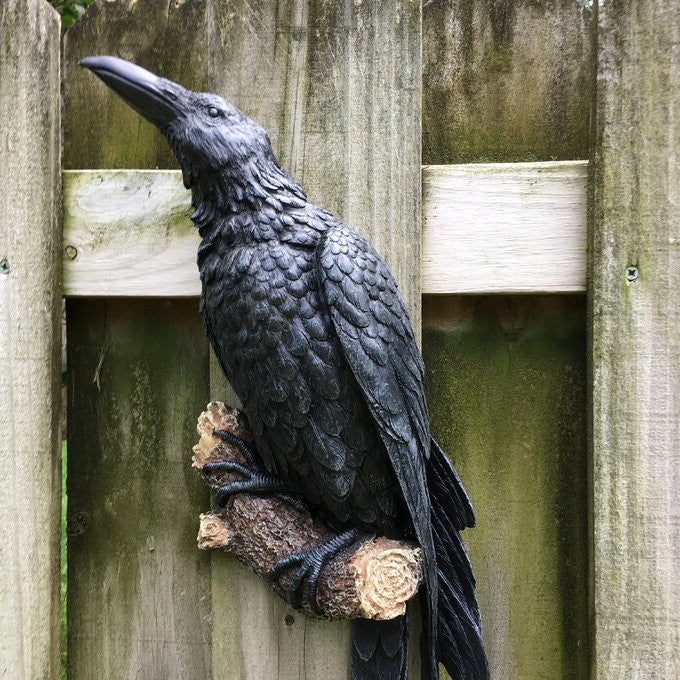 Raven's Perch Wall Sculpture - onlinemegasale.com