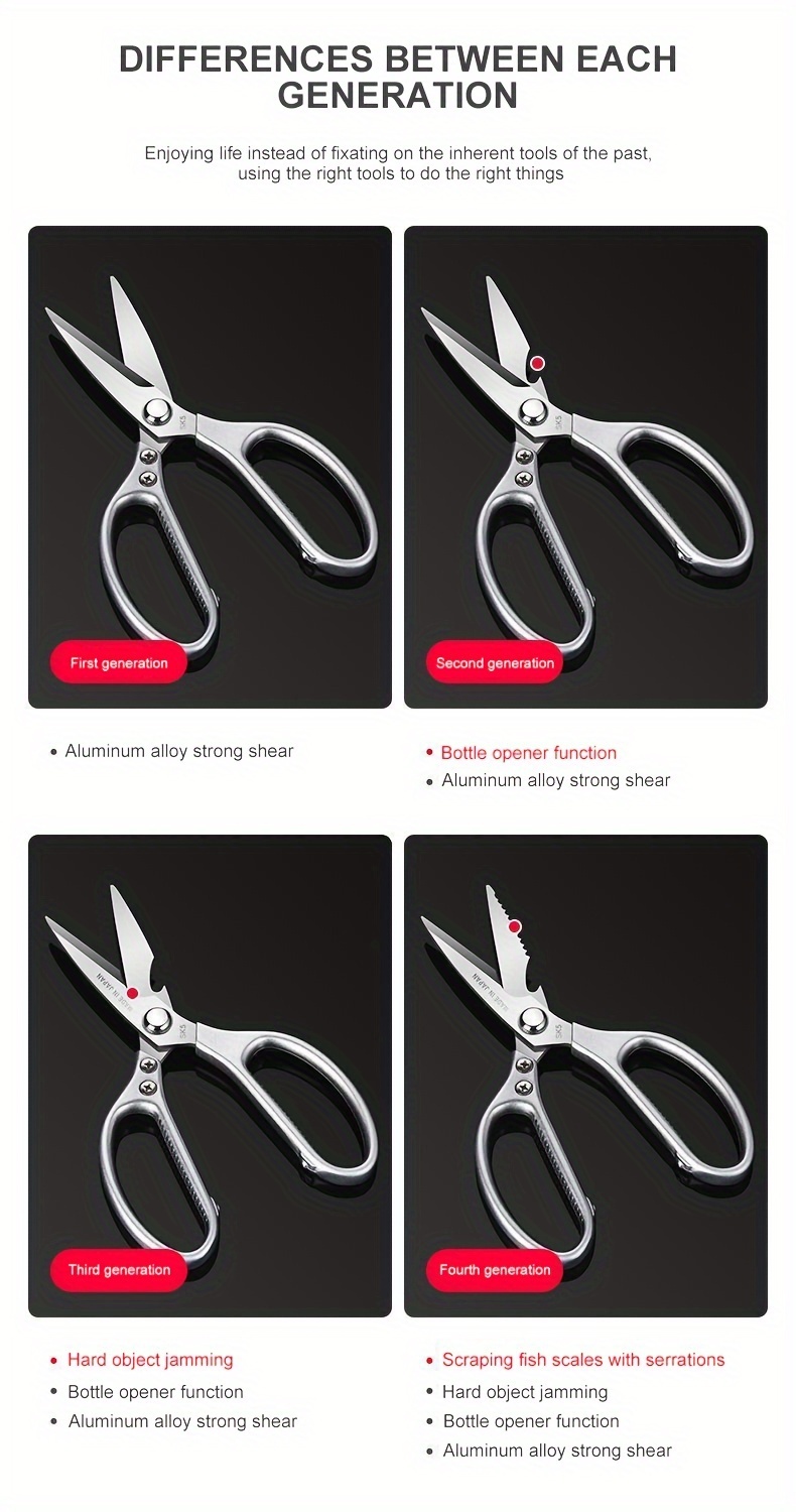 Multi-Function Kitchen Scissors - onlinemegasale.com