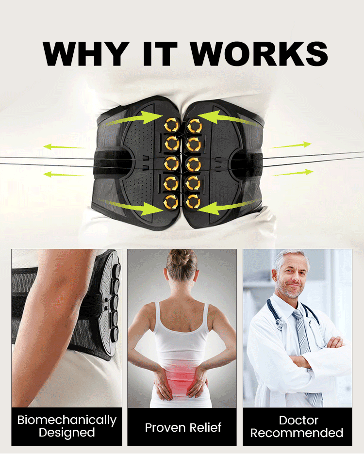 🌟2025 HOT SALE-49% OFF🔥Adjustable Lumbar Support Belt - onlinemegasale.com