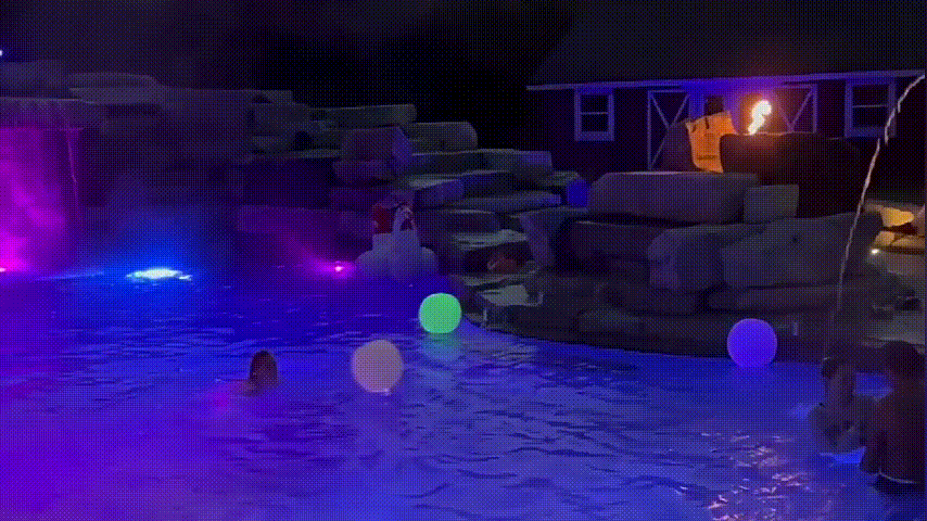 Pool Decoration🎉LED Light 16 Colors Luminous Beach Ball - onlinemegasale.com