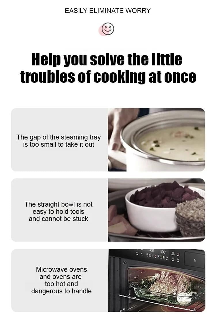 ✨Multi-Purpose Anti-Scald Bowl Holder Clip for Kitchen - onlinemegasale.com