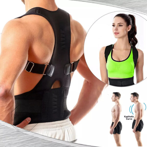 Magnetic Therapy Posture Corrector | Relieve Back Pain & Improve Posture Instantly