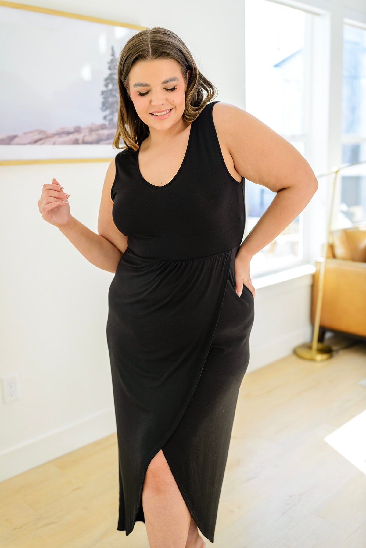 Chic Tulip Skirt Maxi Dress for Effortless Style - onlinemegasale.com