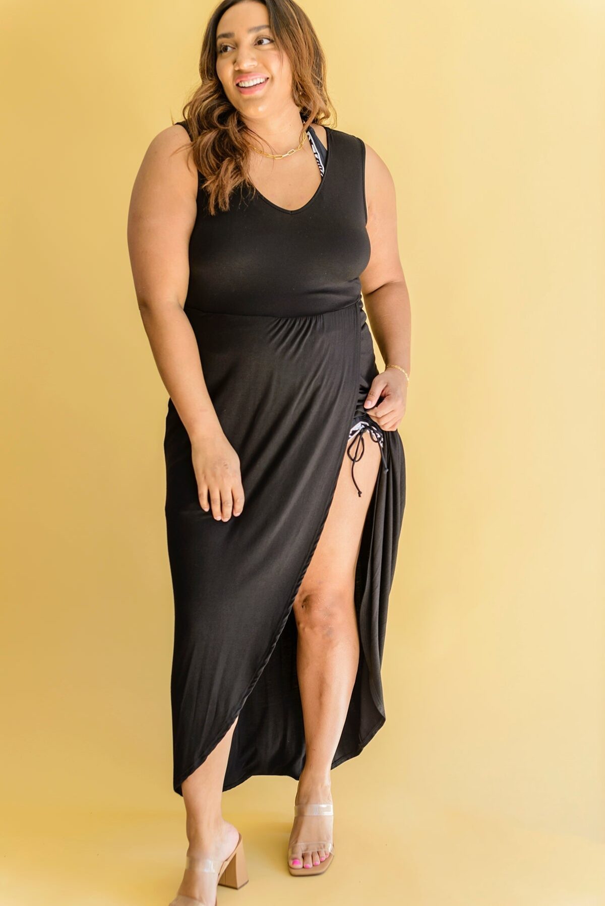Chic Tulip Skirt Maxi Dress for Effortless Style - onlinemegasale.com