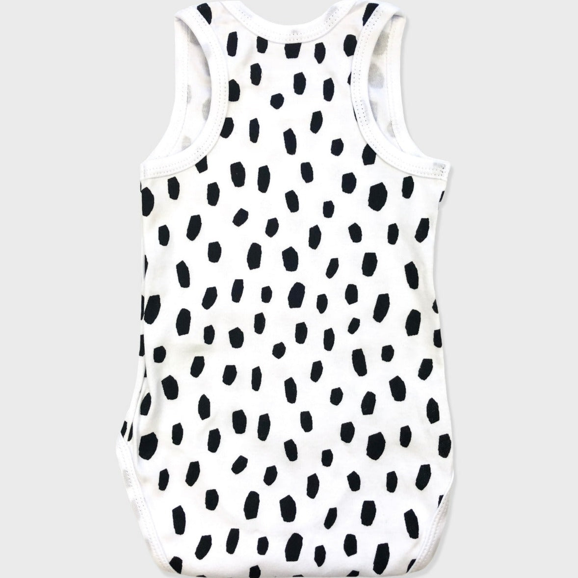 Organic Singlet Bodysuit - Black Cheetah - onlinemegasale.com