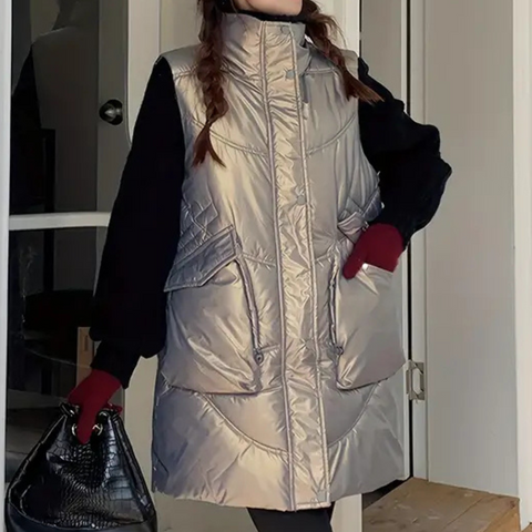 Parker™ - Long Winter Gilet - onlinemegasale.com Parker™ - Long Winter Gilet - onlinemegasale.com