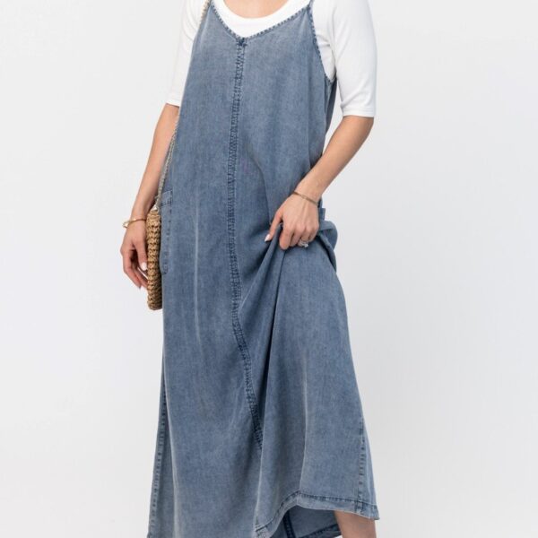 🔥Sale 49%🔥Women's Denim Maxi Jumper Dress