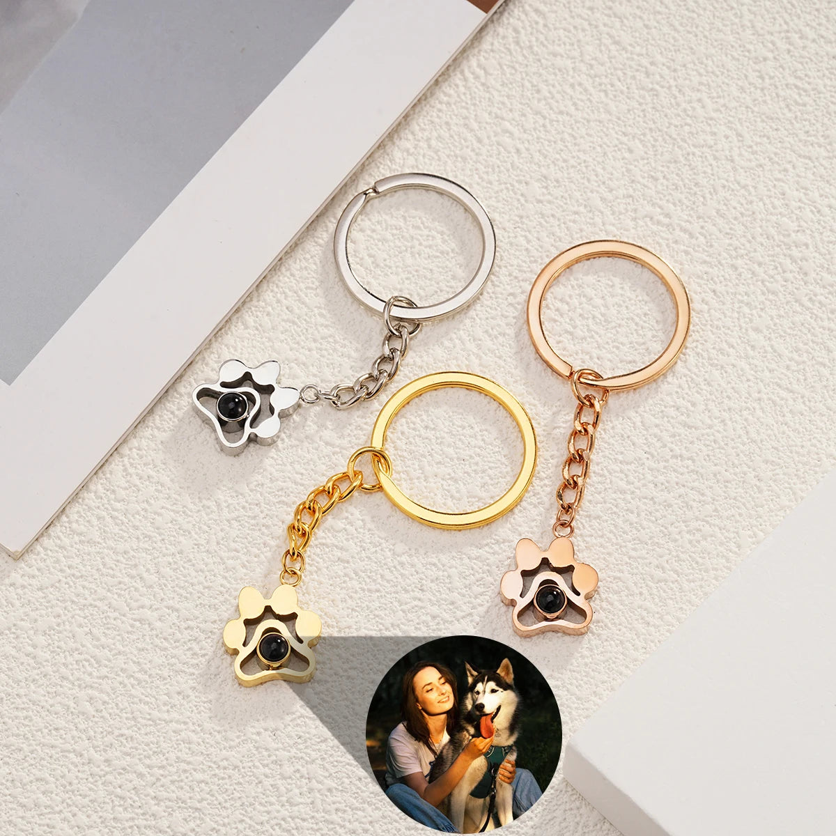 Custom-Stainless-Steel-Photo-Keychain-Personalized-dog-Claw-Projection-keychain-Custom-Cat-Dog-Pet-Photo-Keyring_jpg Personalised Photo Paw Keychain - onlinemegasale.com