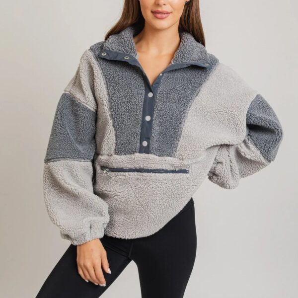 Rue - Oversized Sherpa Pullover