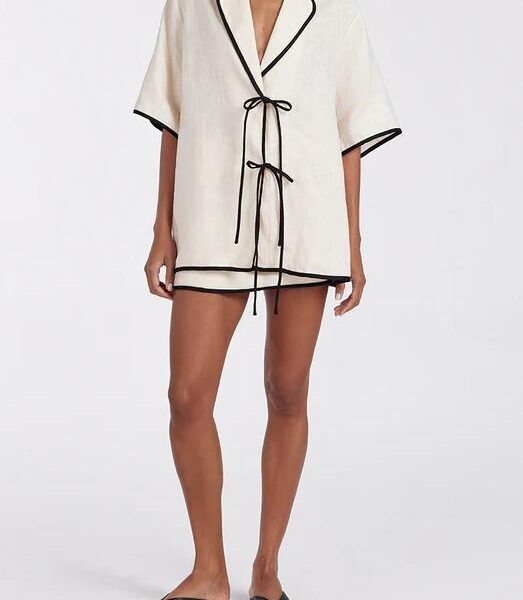 Ida - Cream Skirt Set