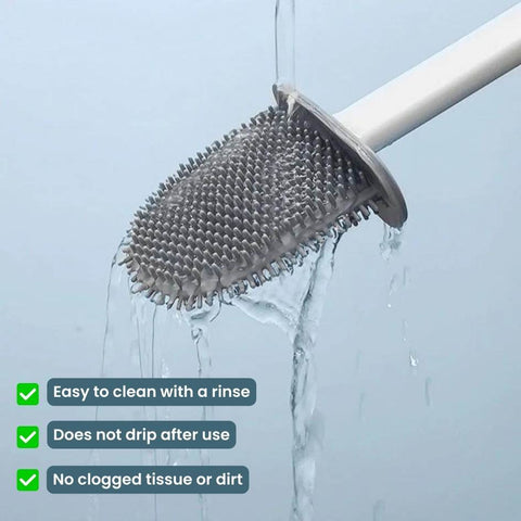 Clean Silicone Toilet Brush - onlinemegasale.com