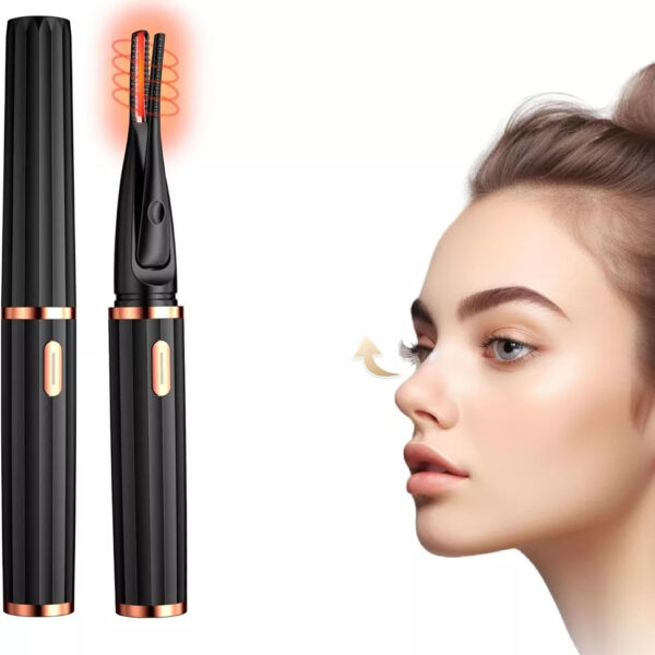 Portable Heated Eyelash Curler – Fast Heating, Safe & Effective for Stunning Curls