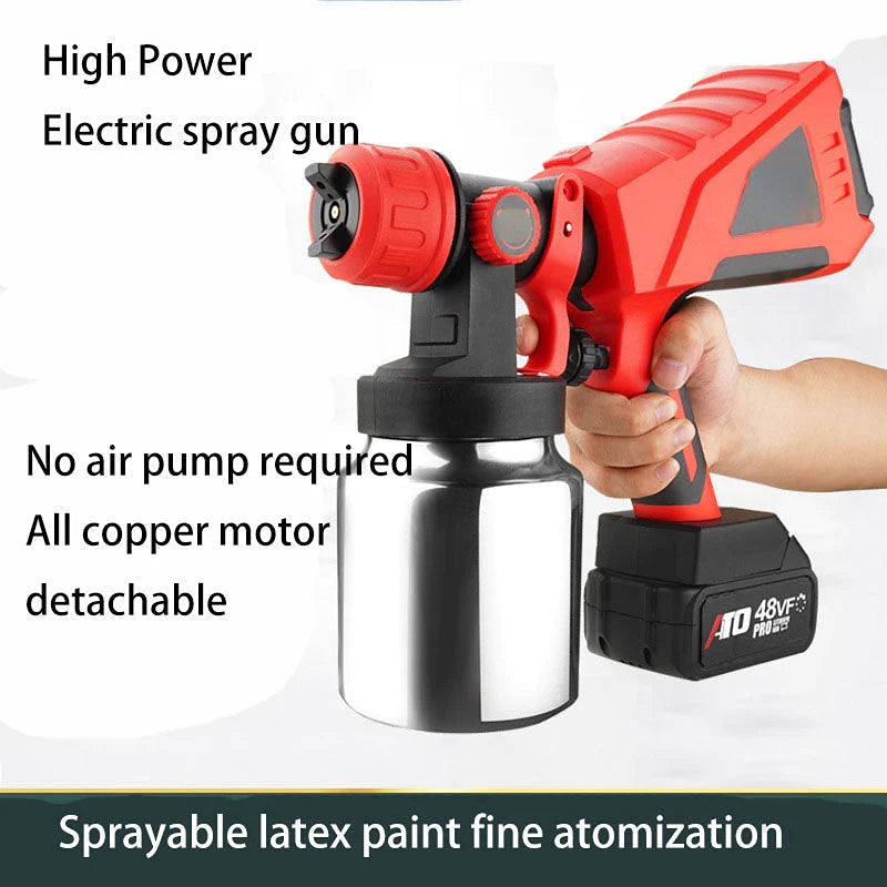 Electric Spray Gun Detachable High-voltage Electric Paint Spray Gun Latex Paint Spray Paint - onlinemegasale.com
