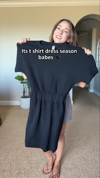 Ikia™ - Short T-shirt Dress - onlinemegasale.com