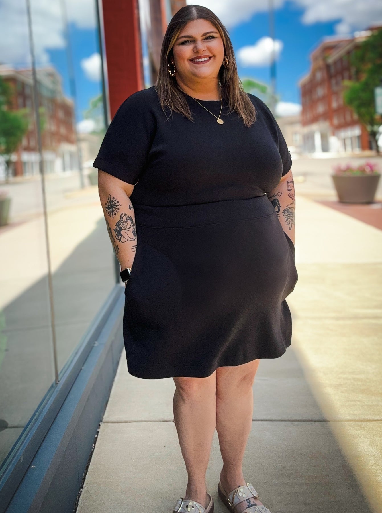 Ikia™ - Short T-shirt Dress - onlinemegasale.com