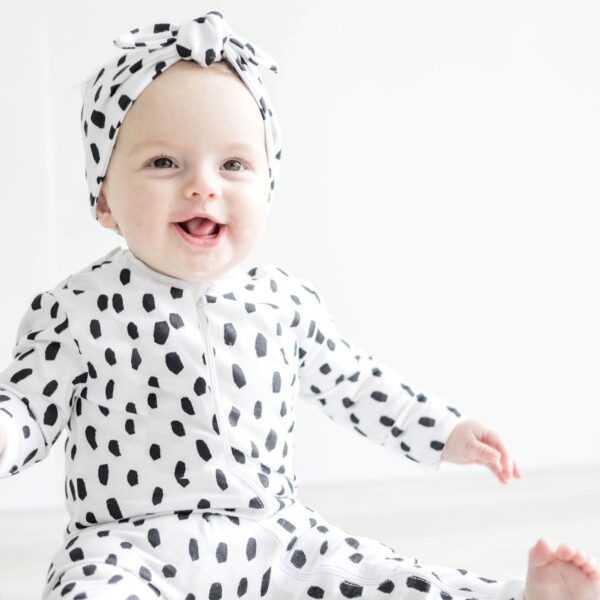 Organic Full Bodysuit - Black Cheetah