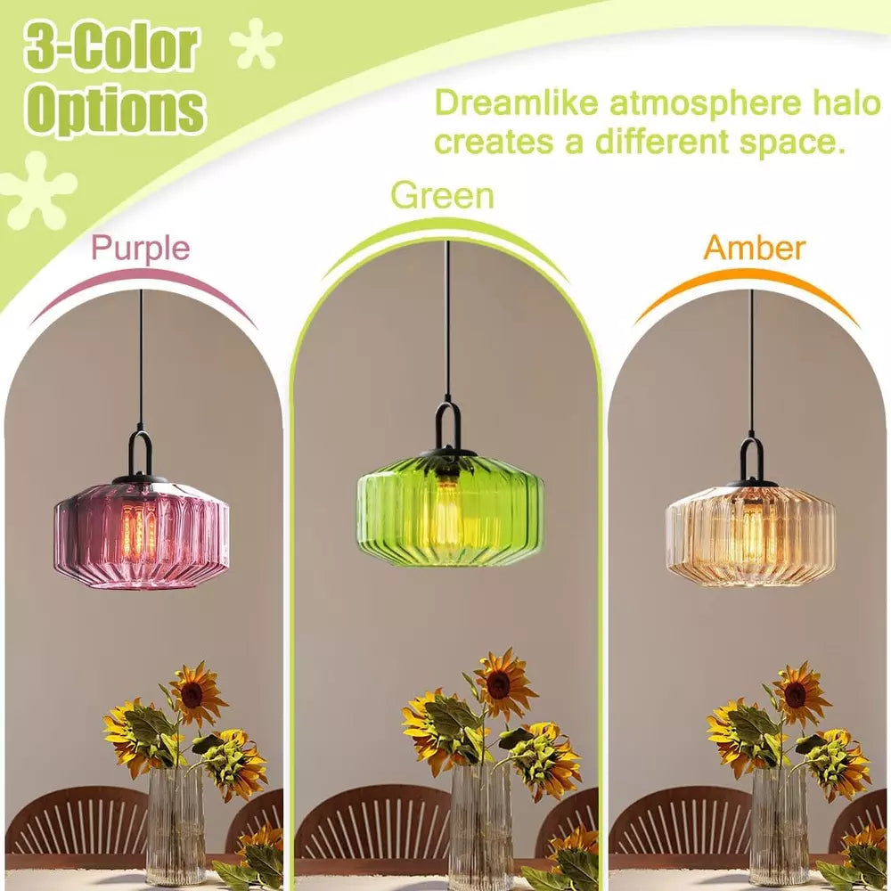 Retro Glass Pendant Light - onlinemegasale.com Retro Glass Pendant Light - onlinemegasale.com